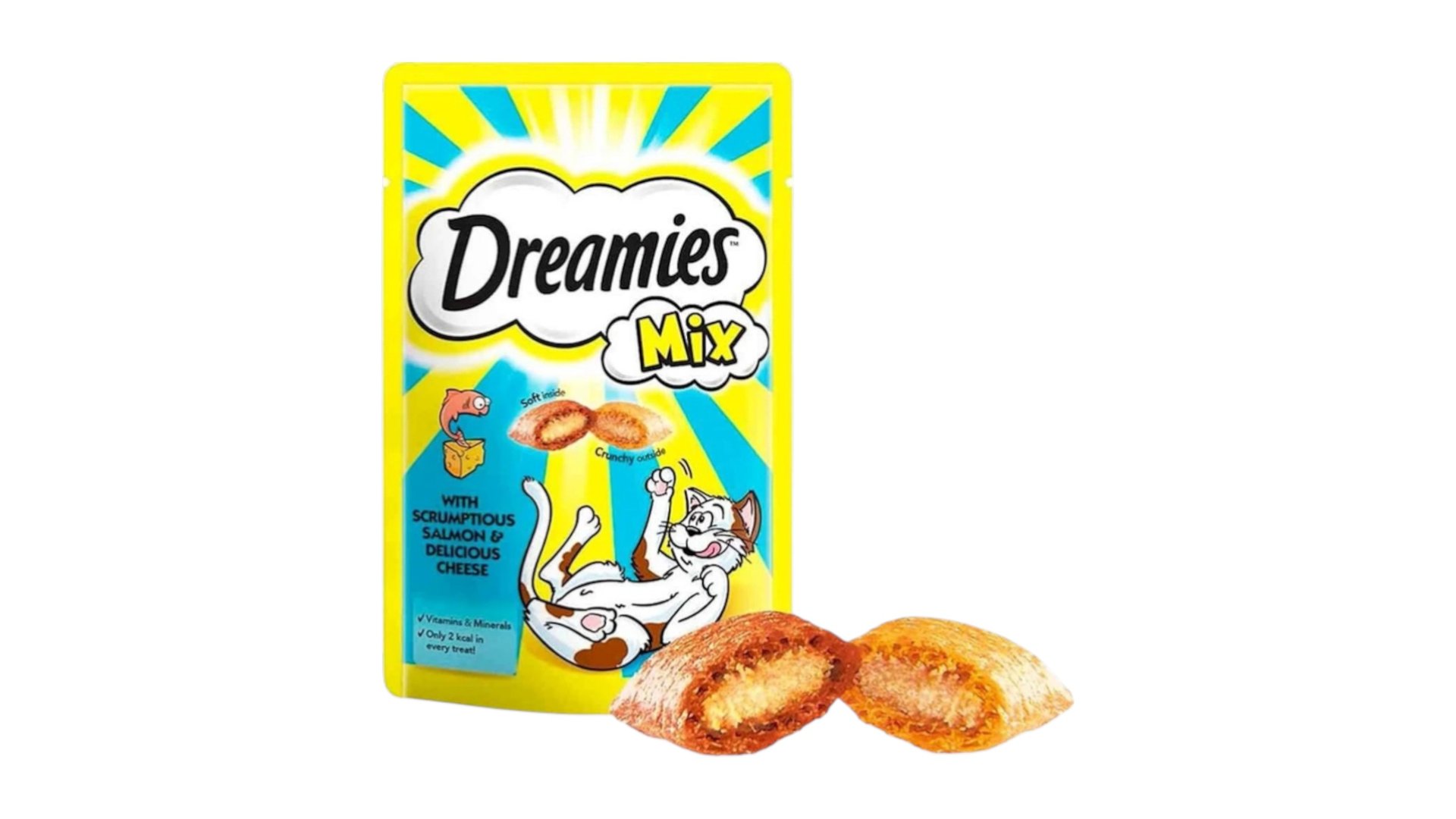 Dreamies With Salmon & Delicious Cheese, 60 q