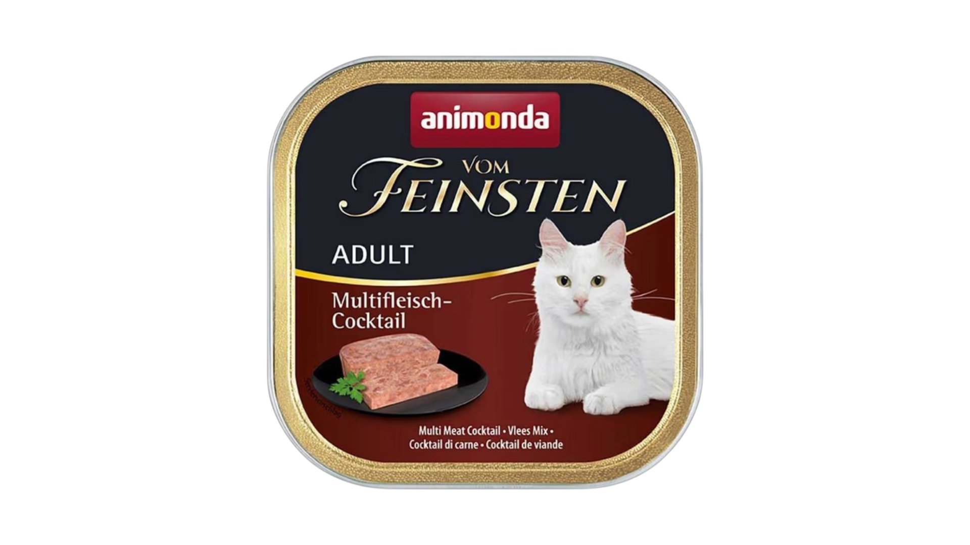 Animonda Adult Cocktail Yetkin Pişiklər üçün Qarışıq Ətlər ilə Püre Yem 100qr
