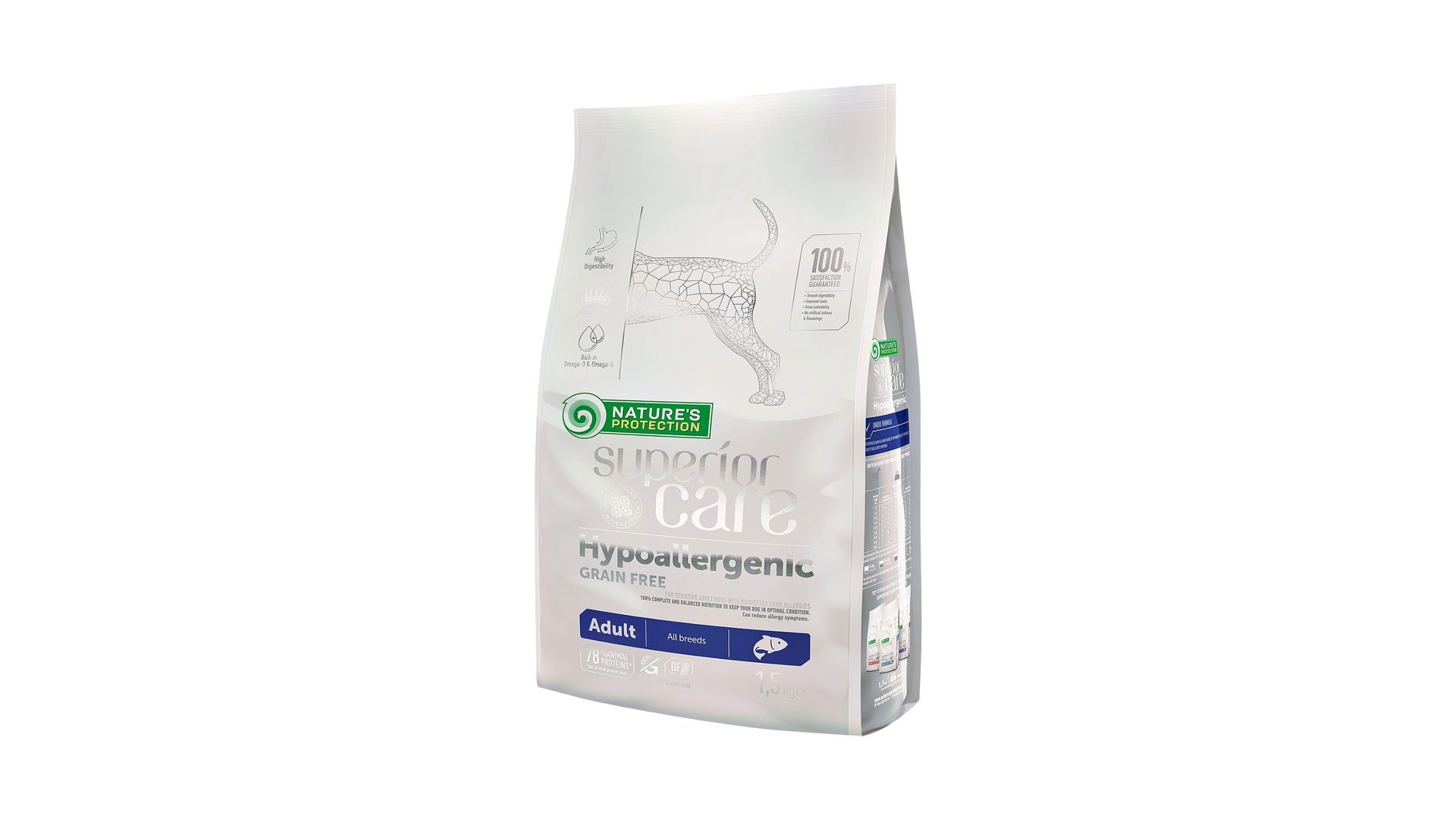 Nature's Protection Hypoallergenic Adult All Breeds Salmon, Çəki ilə 1kg