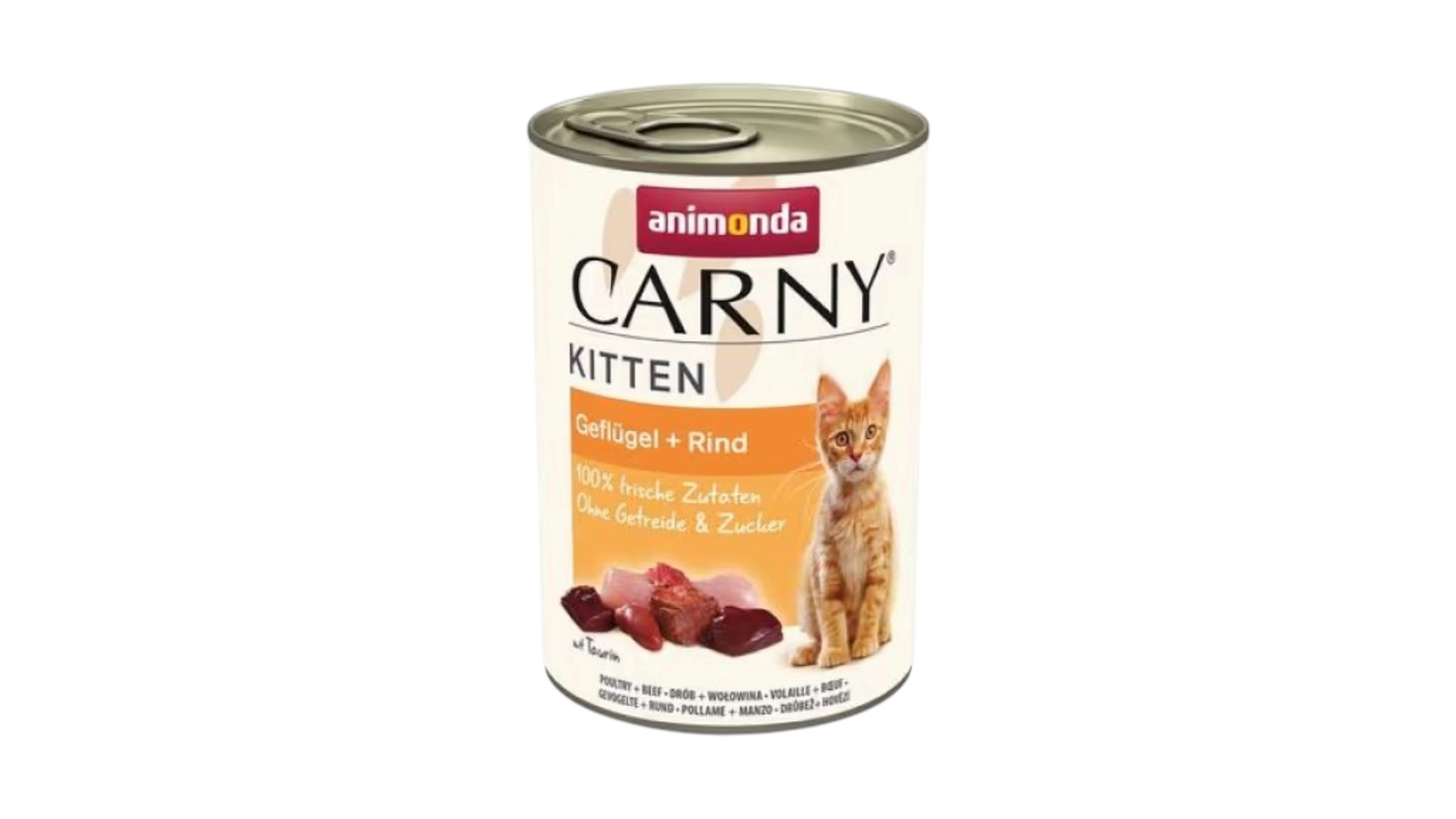 Animonda Carny Kitten - Mal və Quş Əti ilə üçün Konservləşdirilmiş Yem 400qr