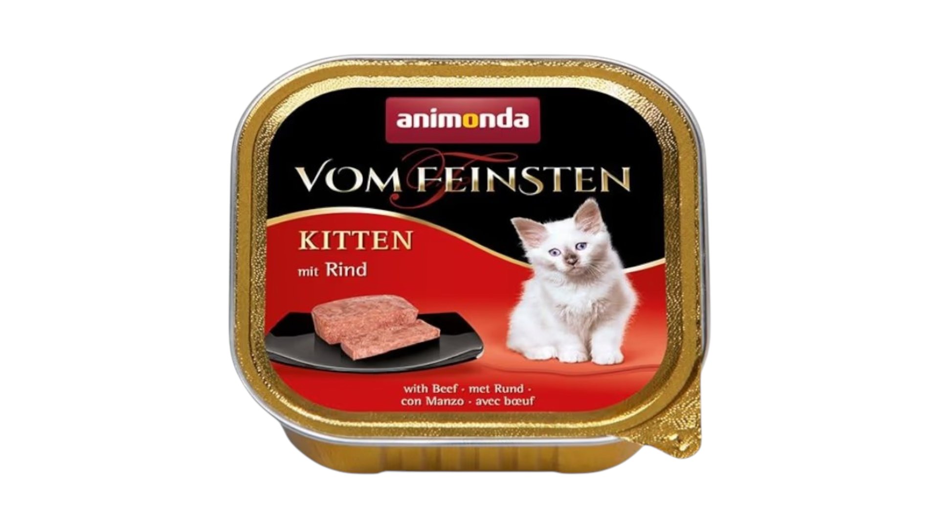 Animonda Vom Feinsten Bala Pişiklər üçün Mal əti ilə Paştet 100qr