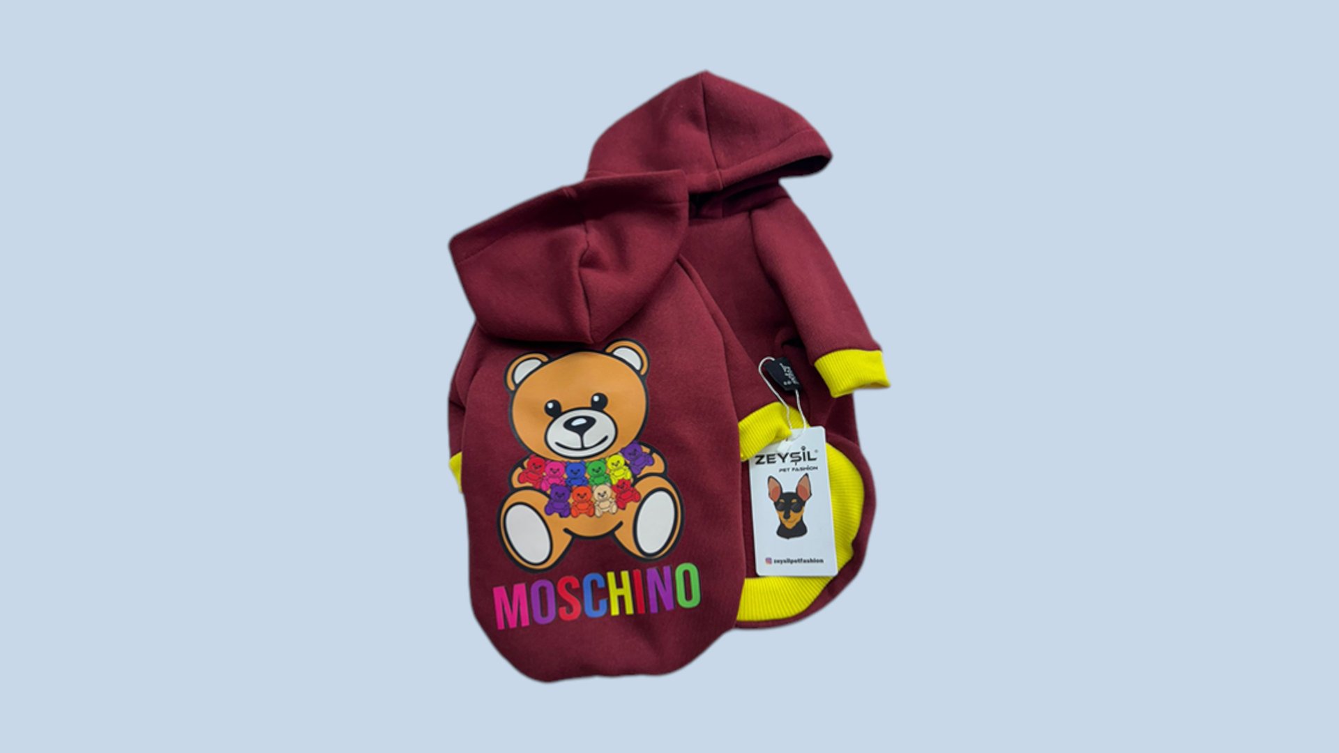 ZEYŞİL PET FASHION MOSCHINO L SIZE