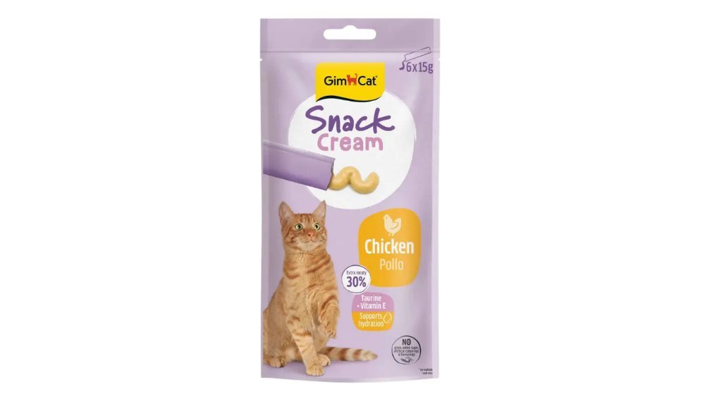 Gim Cat Snack Cream Toyuq Ətli Tərkibli 6x15qr