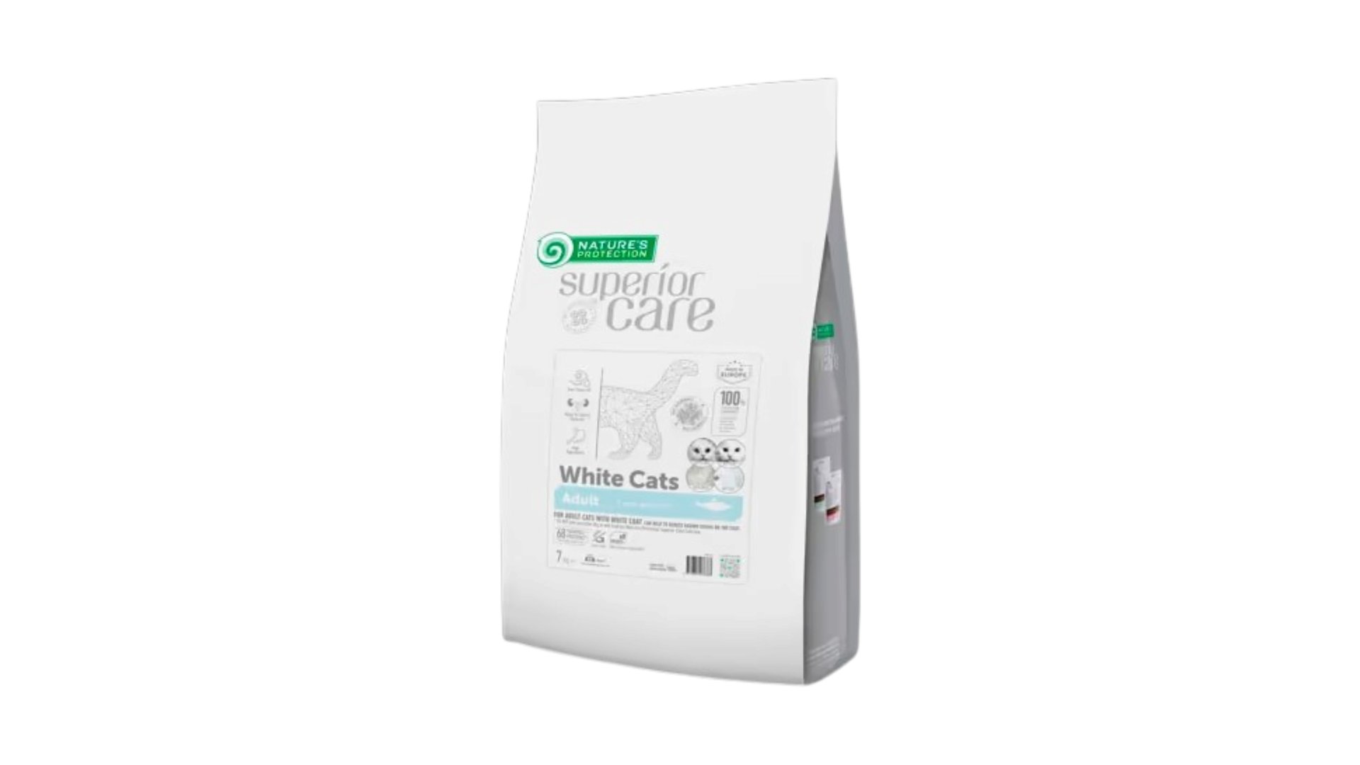 Nature's Protection Superior Care White Cats with Herring 1kg