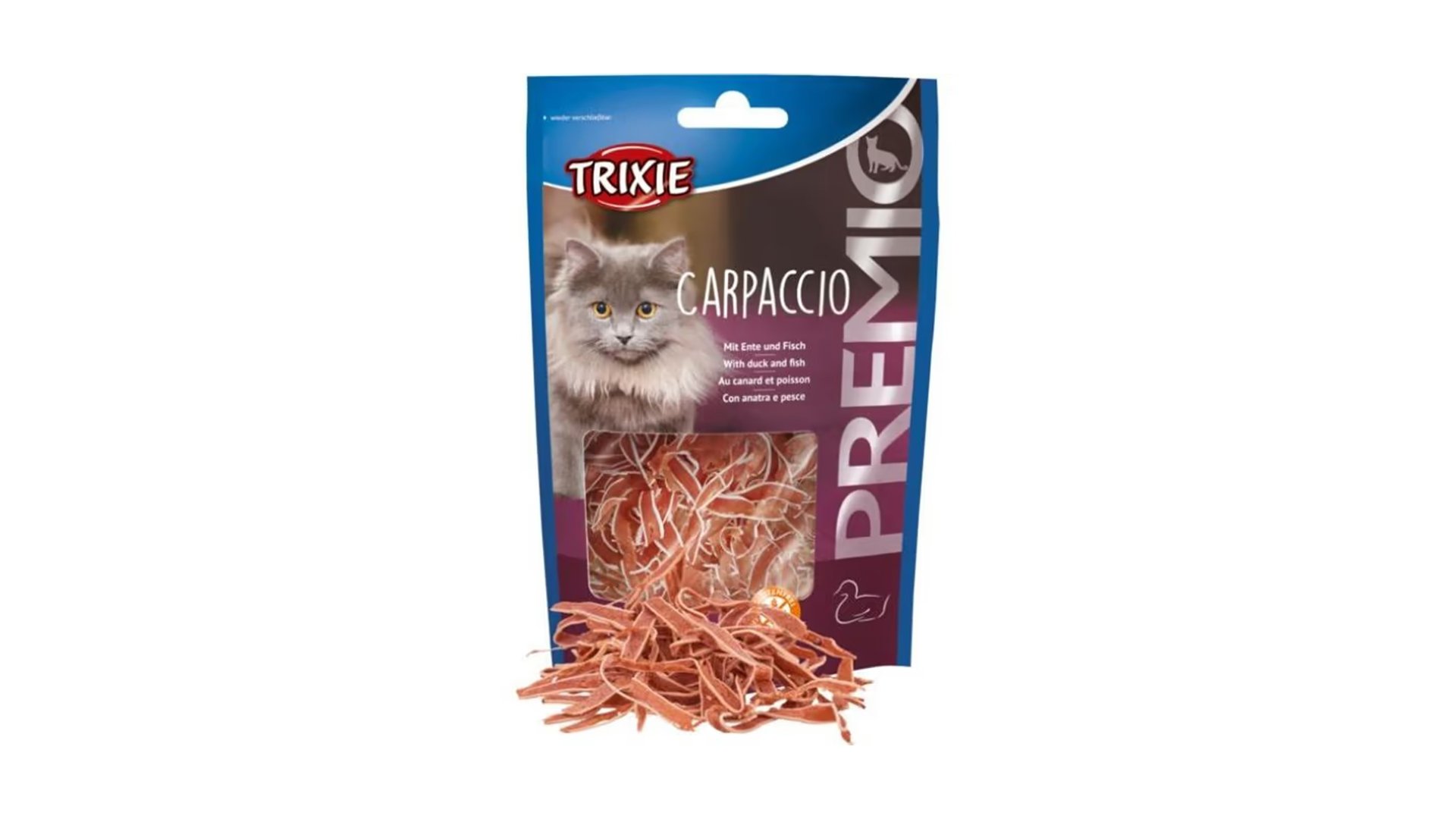 Trixie Carpaccio ləzzəti pişiklər üçün— ördək və balıq ilə, 20 qr