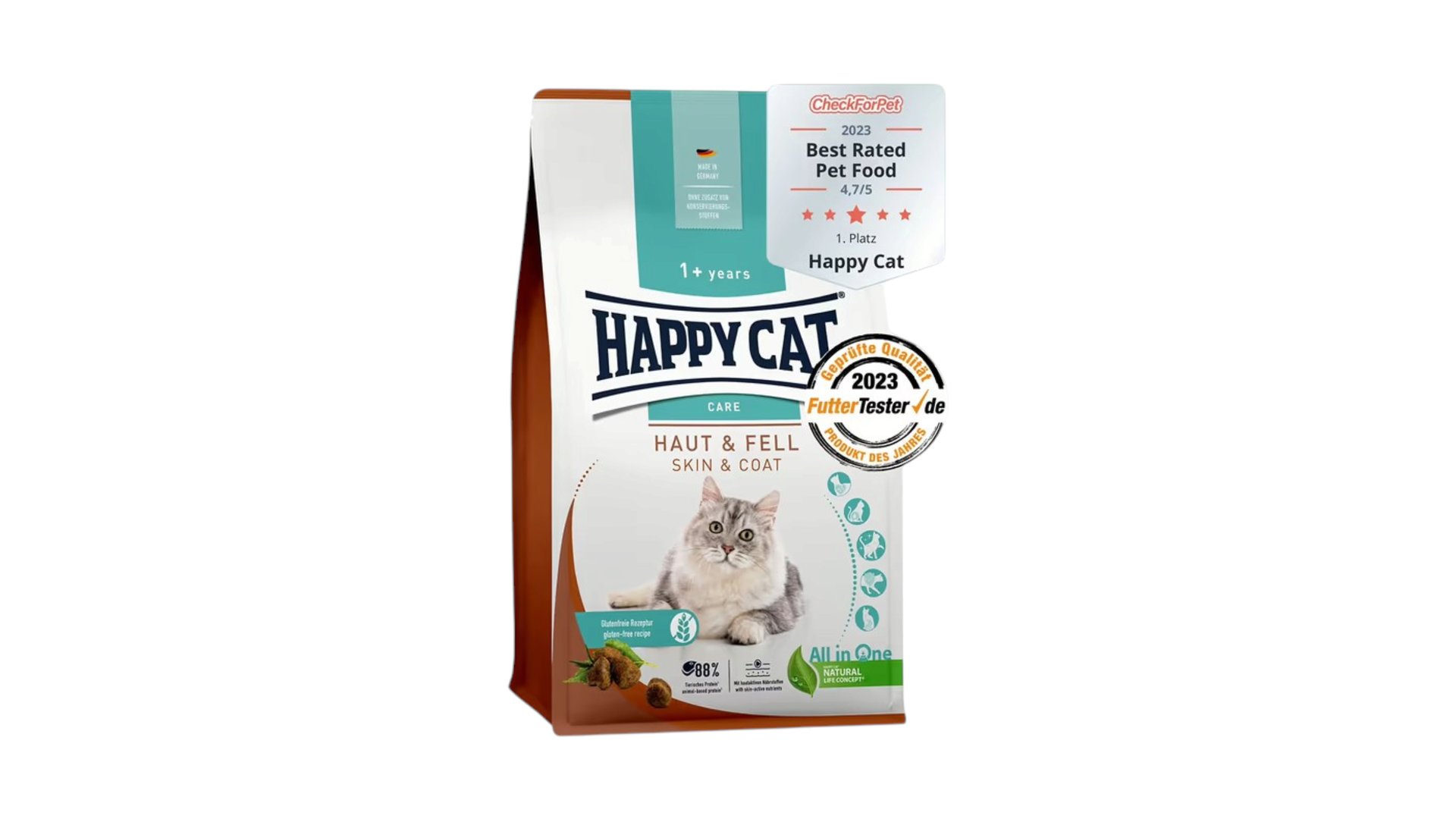 Happy Cat Care Skin & Coat 1kg