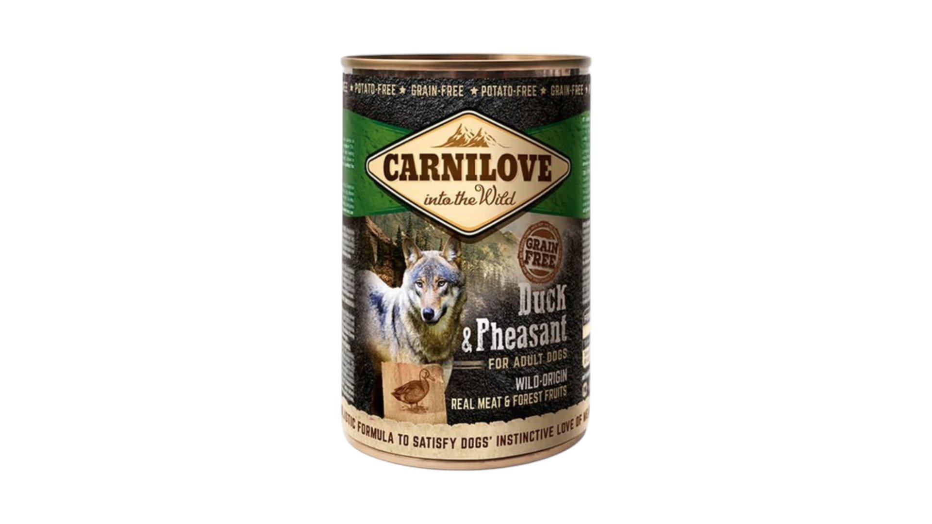 Carnilove yetkin itlər üçün konserva ördək və qırqovul əti ilə 400qr