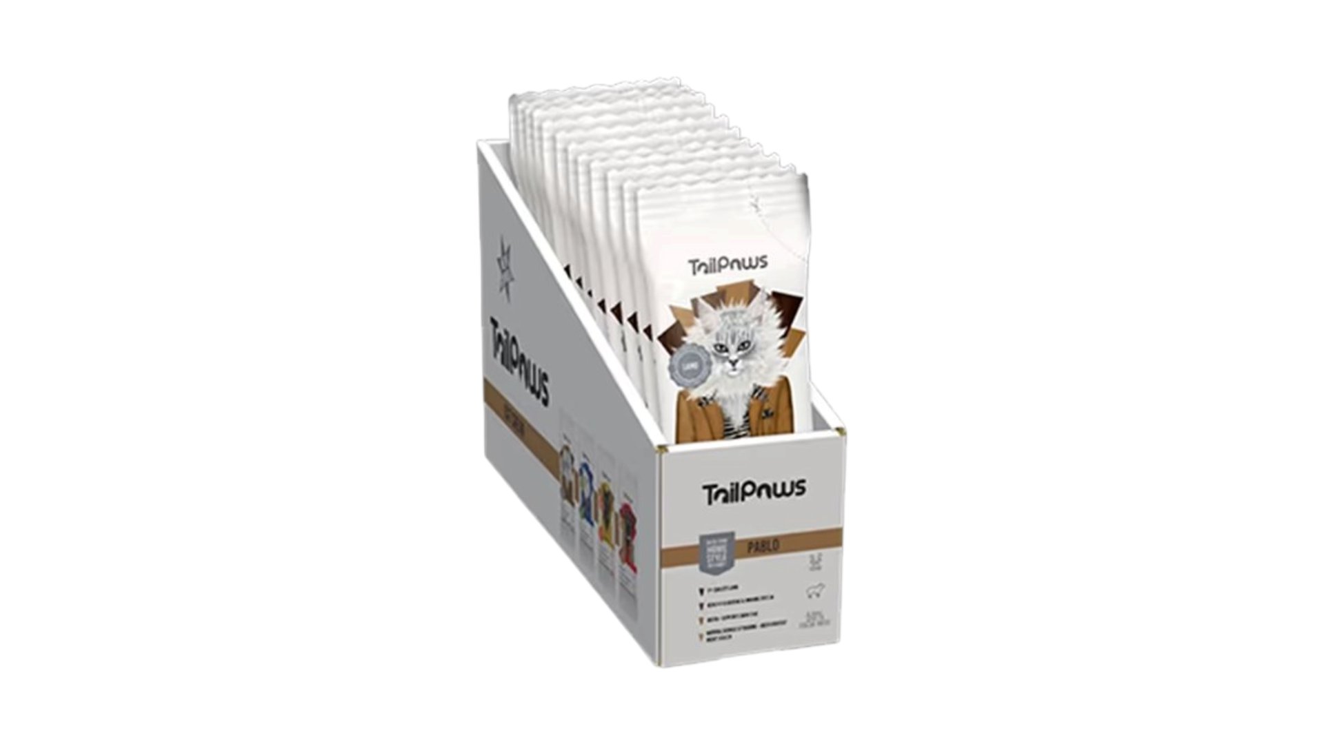 Tail Paws Pablo pişiklər üçün quzu dadı ilə krem 80gr