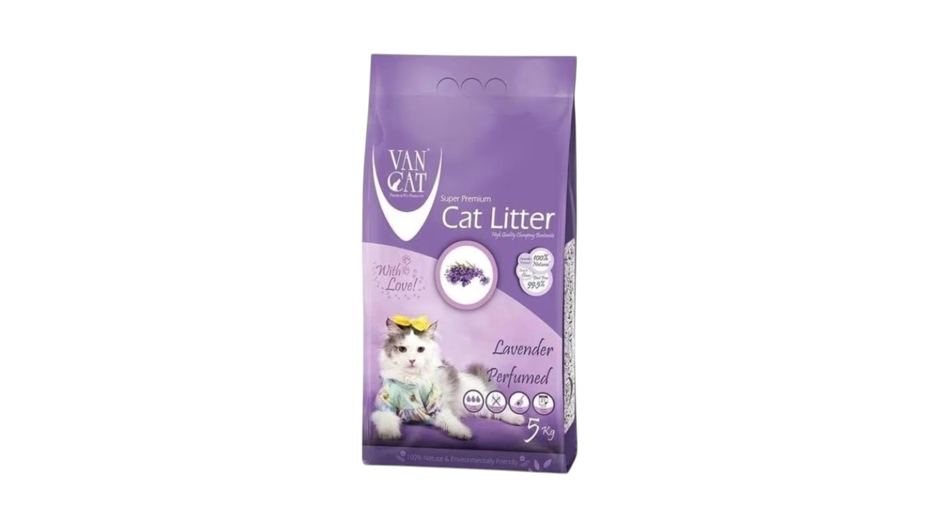 Van Cat Pişik qumu Lavanda ətri ilə ( 5kq )