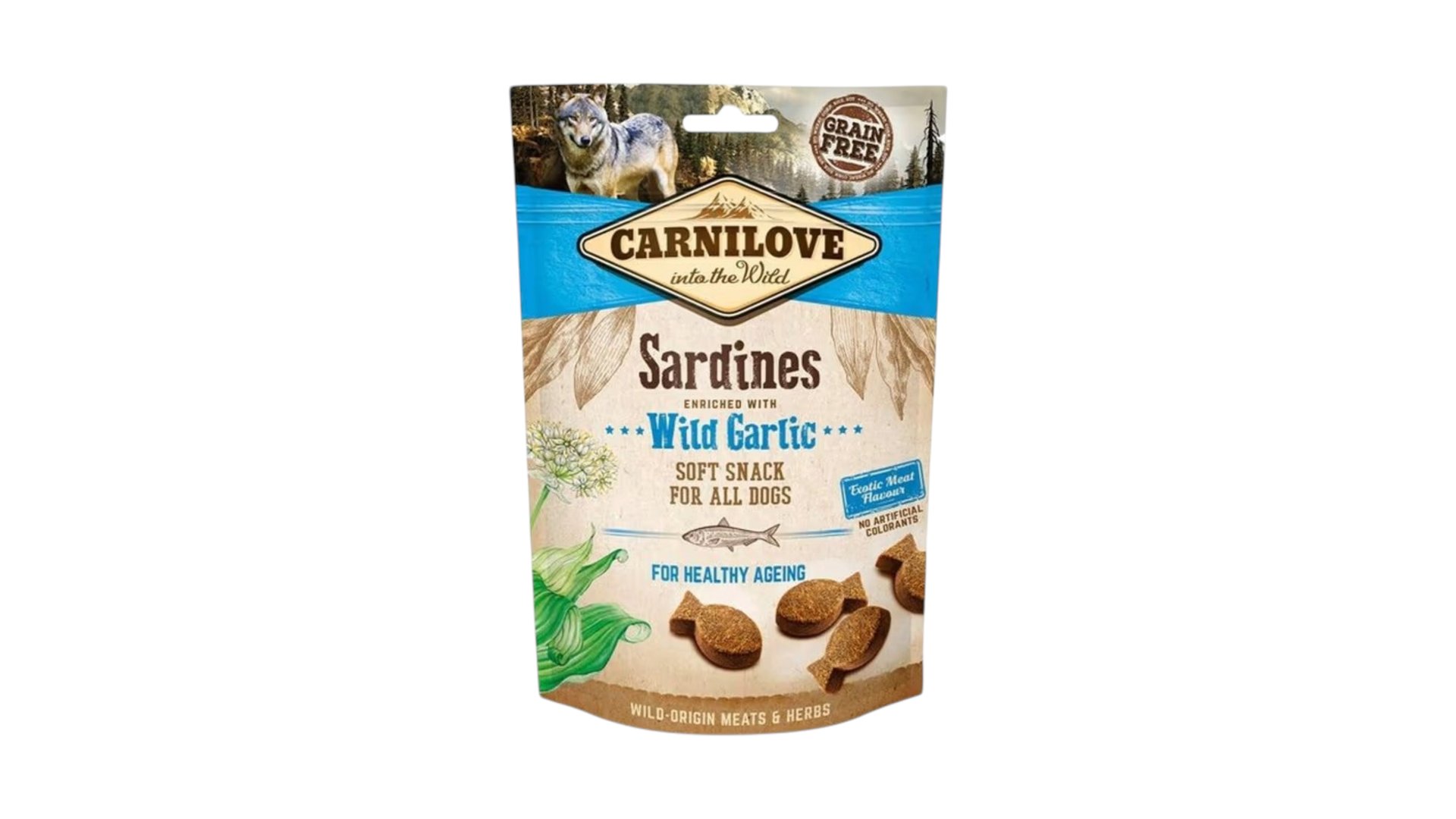 Carnilove Dog Sardines Wild Garlic Snack 200gr