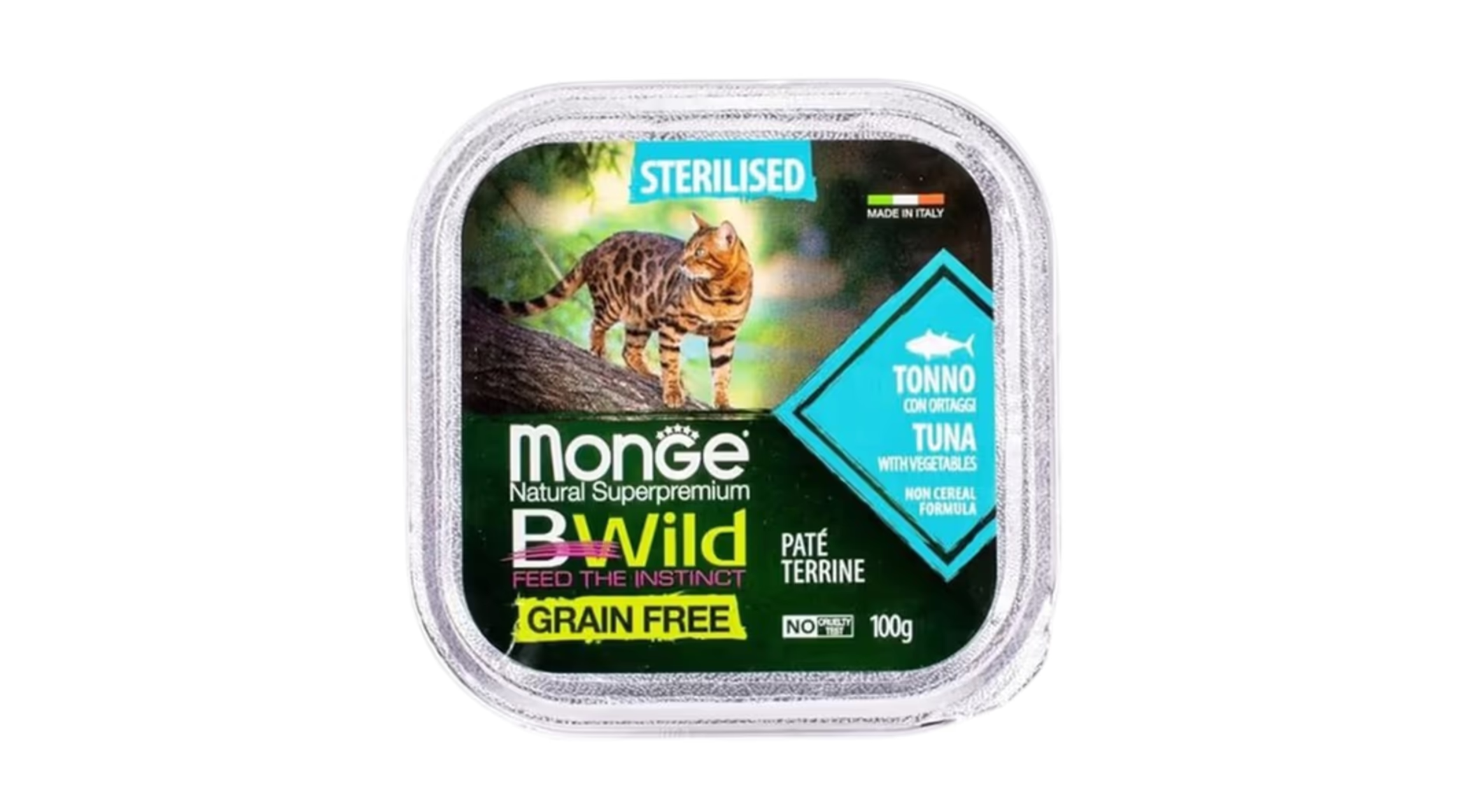 Monge BWild Cat Adult Tuna 100gr