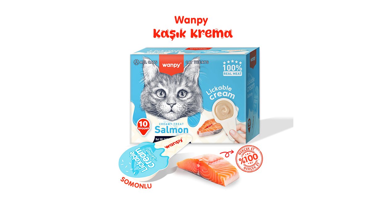 Wanpy Qaşıq Krem Qızılbalıqlı 16qr