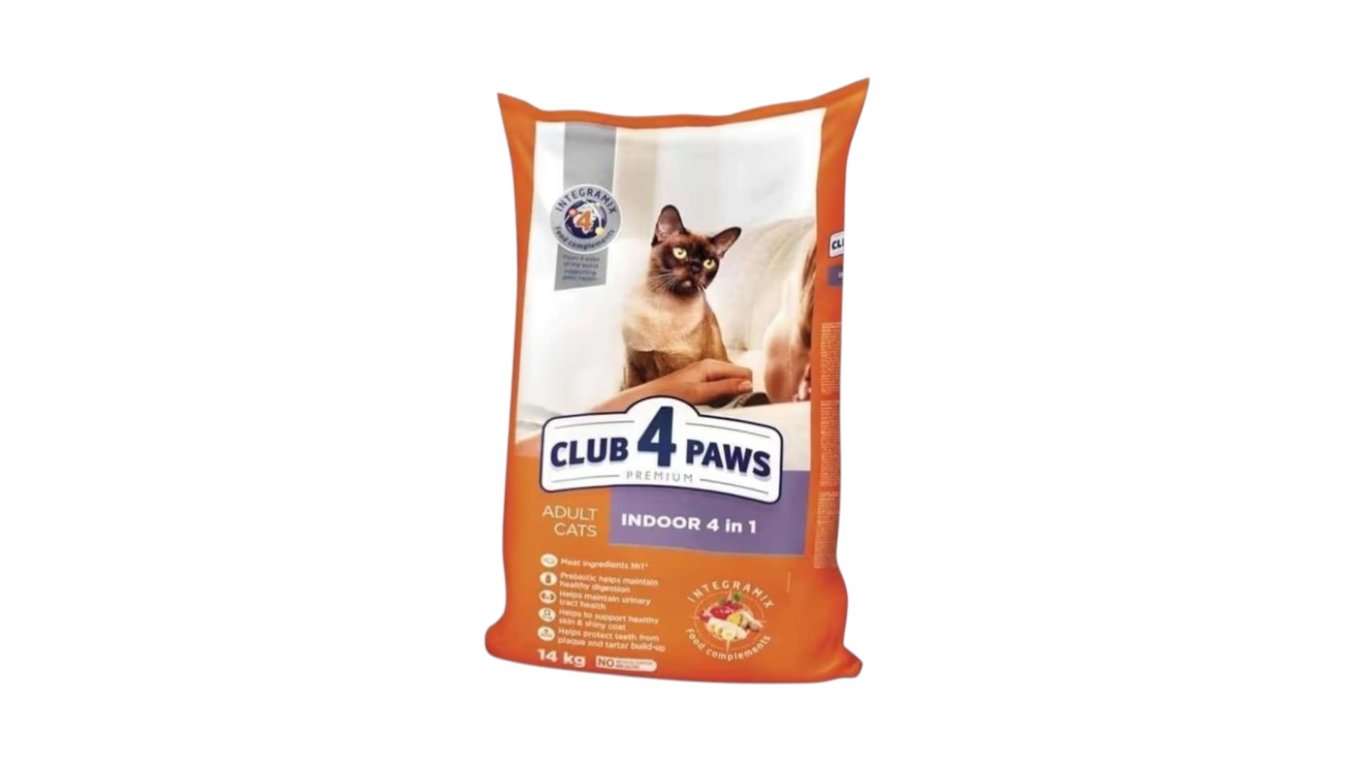 Club 4 Paws Premium İndoor 4in1 toyuq əti ilə 1kg