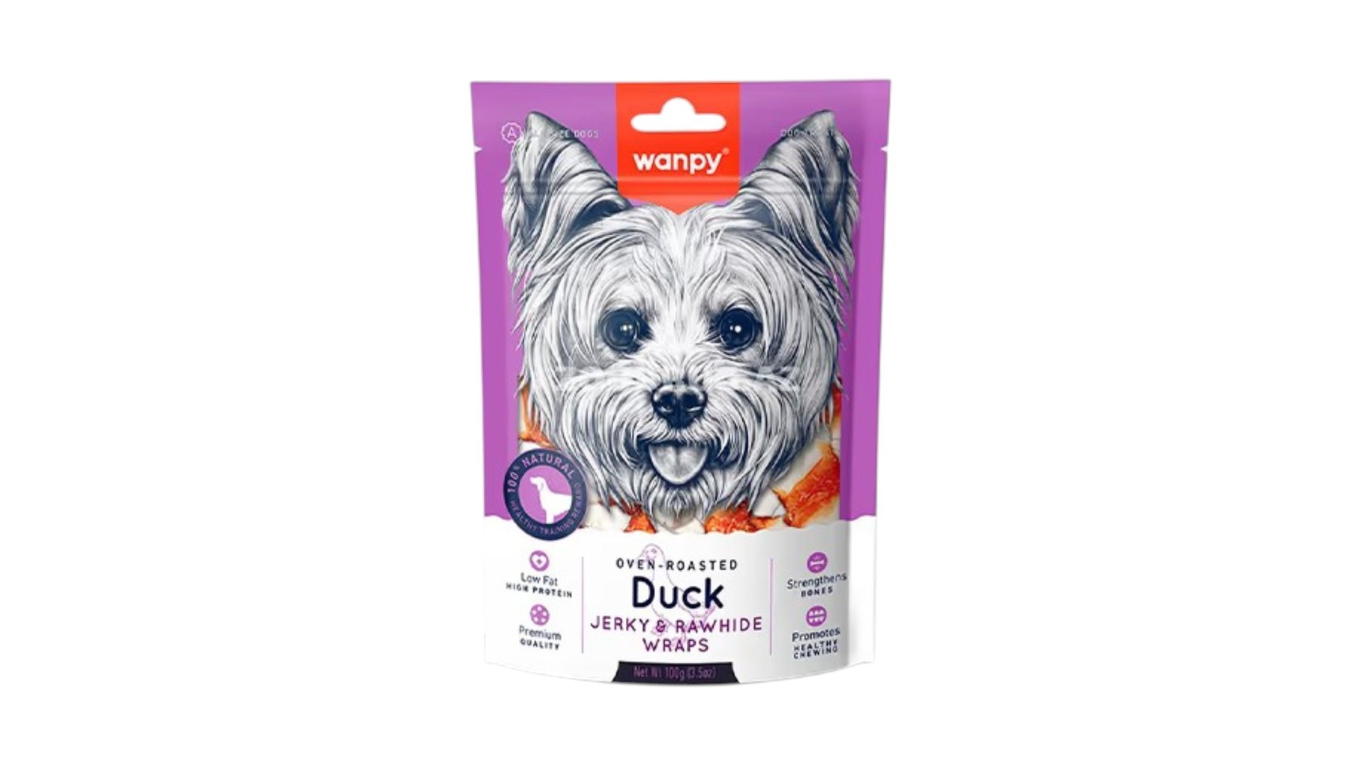 Wanpy Jerky&Rawhide, 100qr