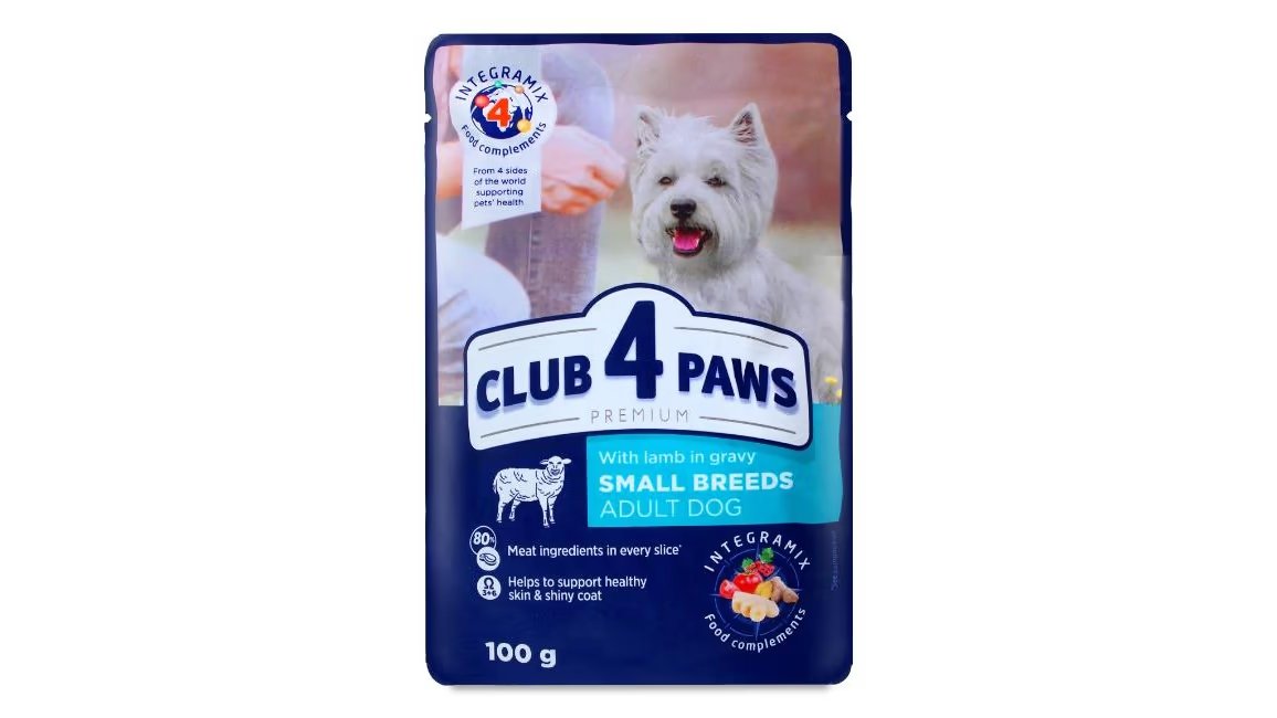 Club 4 Paws Jele It Small Breesds Quzu ilə 100 qr