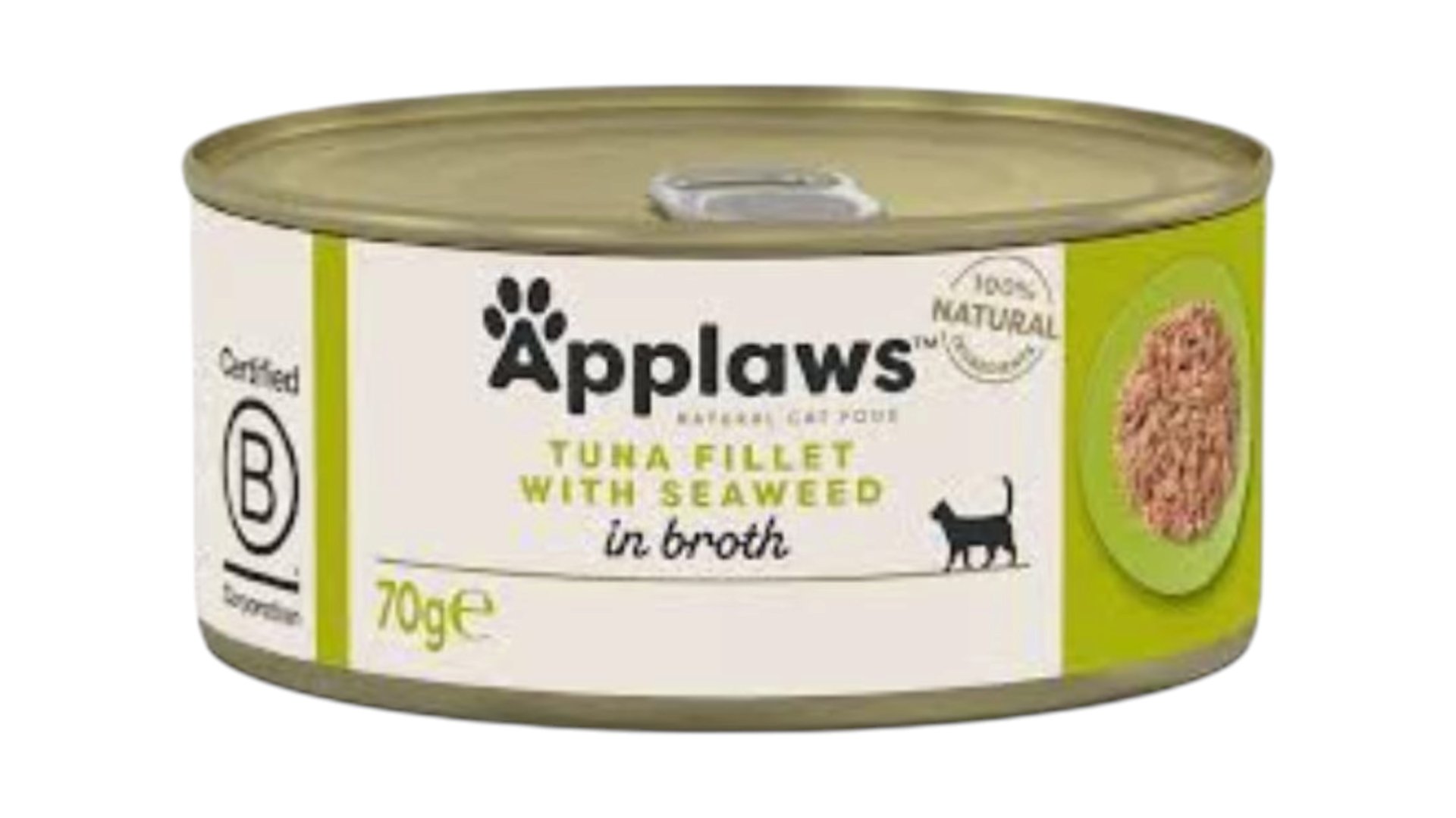 Applaws Tuna Fillet with Seaweed-Konservləşdirilmiş dəniz yosunu tuna filesi 70q