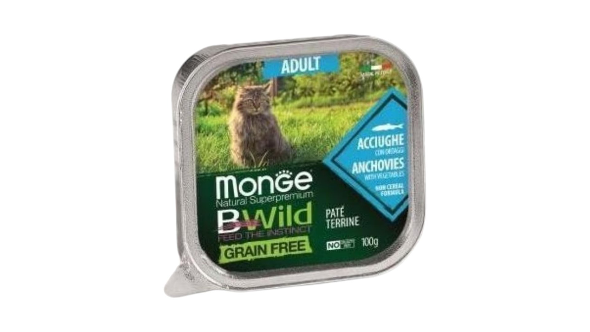 Monge BWild Cat Adult Anchovies 100gr