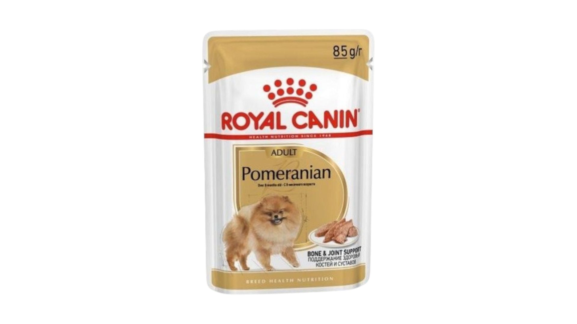 Royal Canin Pomeranian Adult Yetkin Pomeranian Itləri Üçün Yaş Yem, 85qr