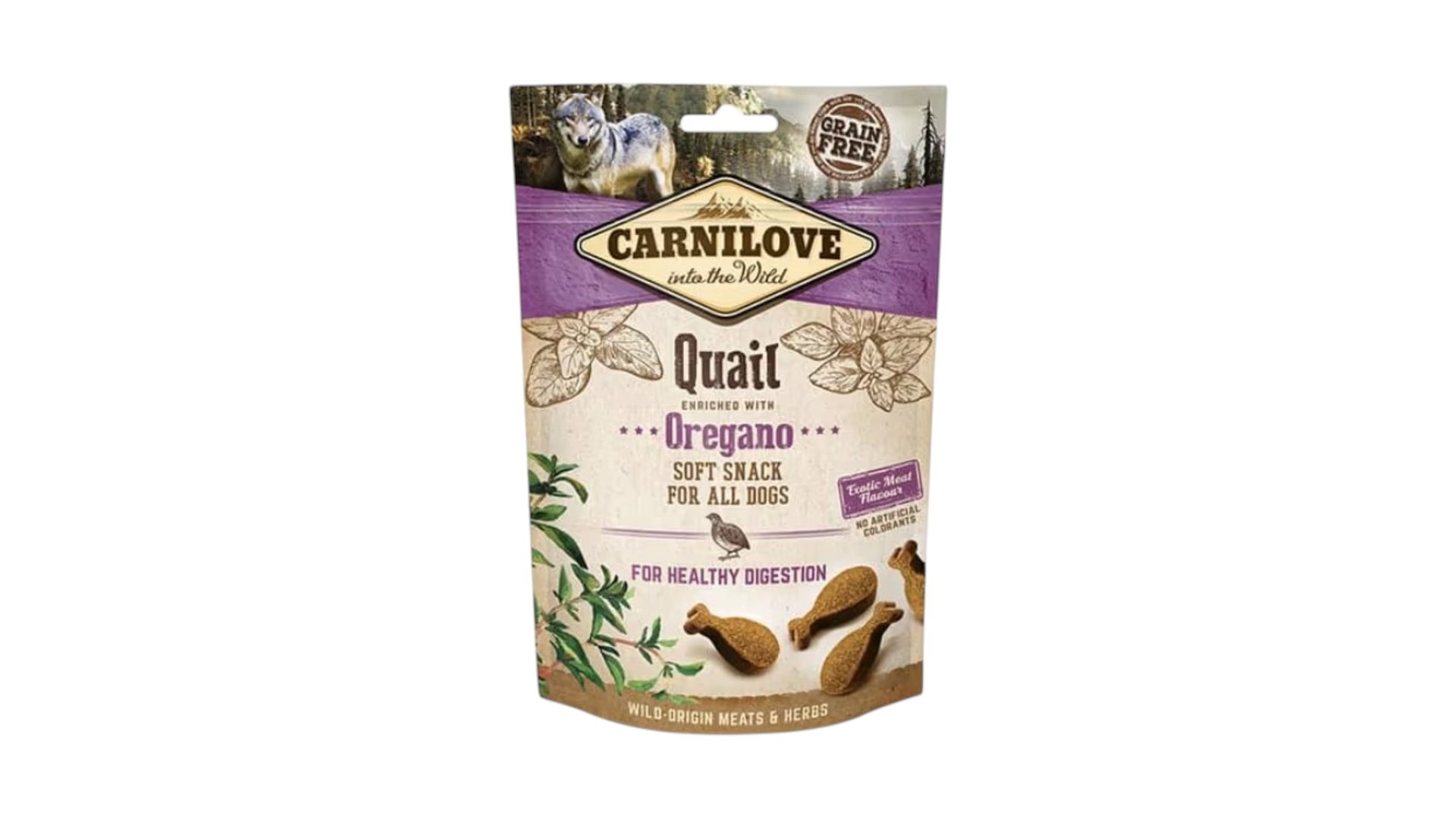 Carnilove Dog Quail Enrich Oregano 200gr