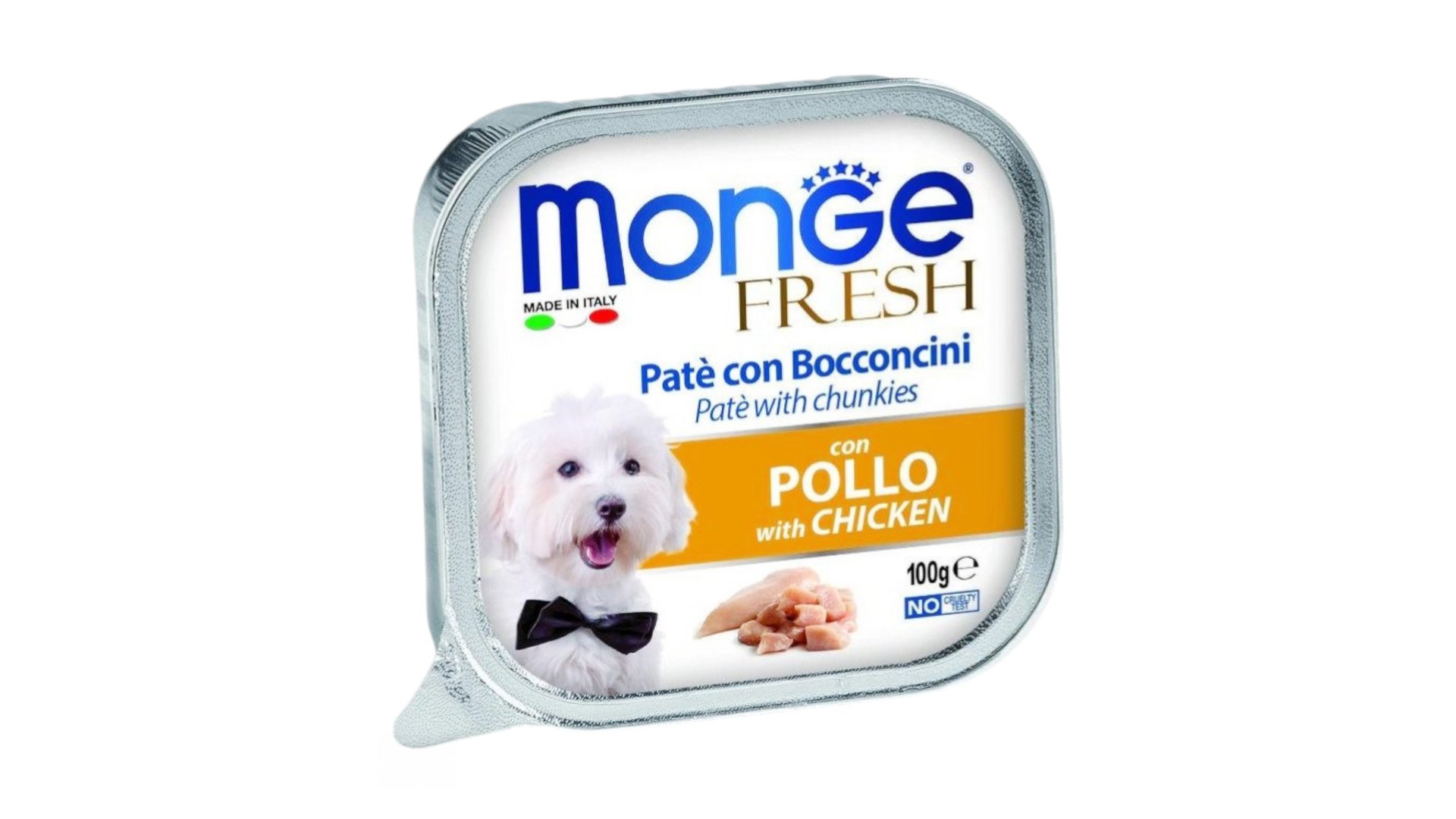 Monge Fresh itlər üçün toyuq paştetində yumşaq parçalar, 100 q