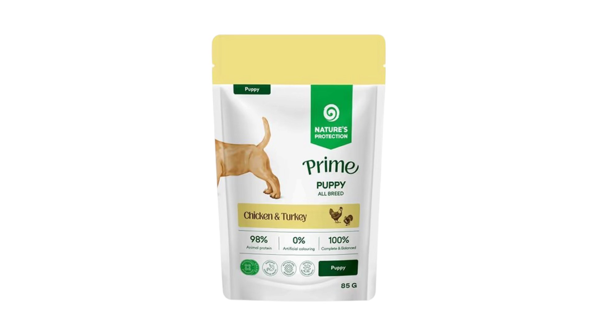 NATURE'S PROTECTION PRIME Puppy Dogs All Breed with Chicken and Turkey 85 g