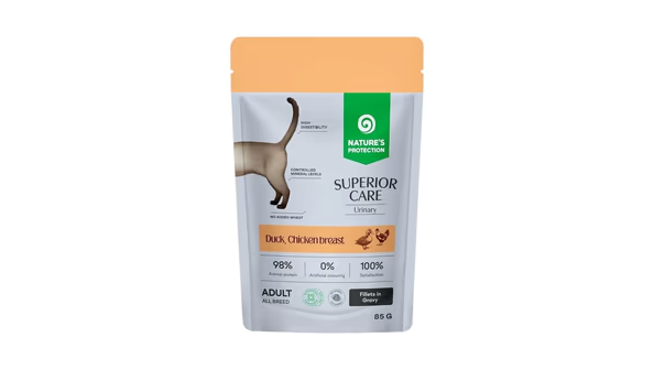 NATURE'S PROTECTION SUPERIOR CARE Urinary Grain Free Adult All Breed Cats with Duck, Chicken Breast and Cranberries 85 g
