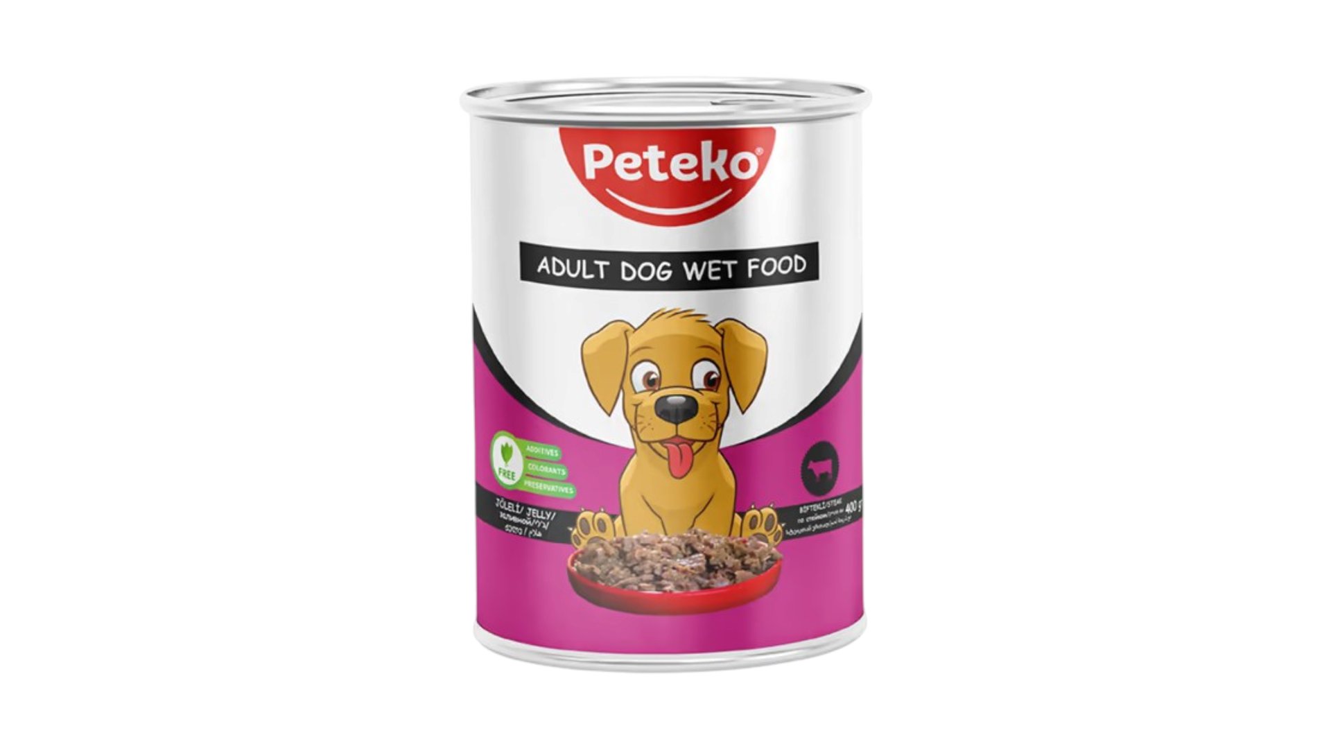 Peteko it Konserv Mal Ətli 400qr