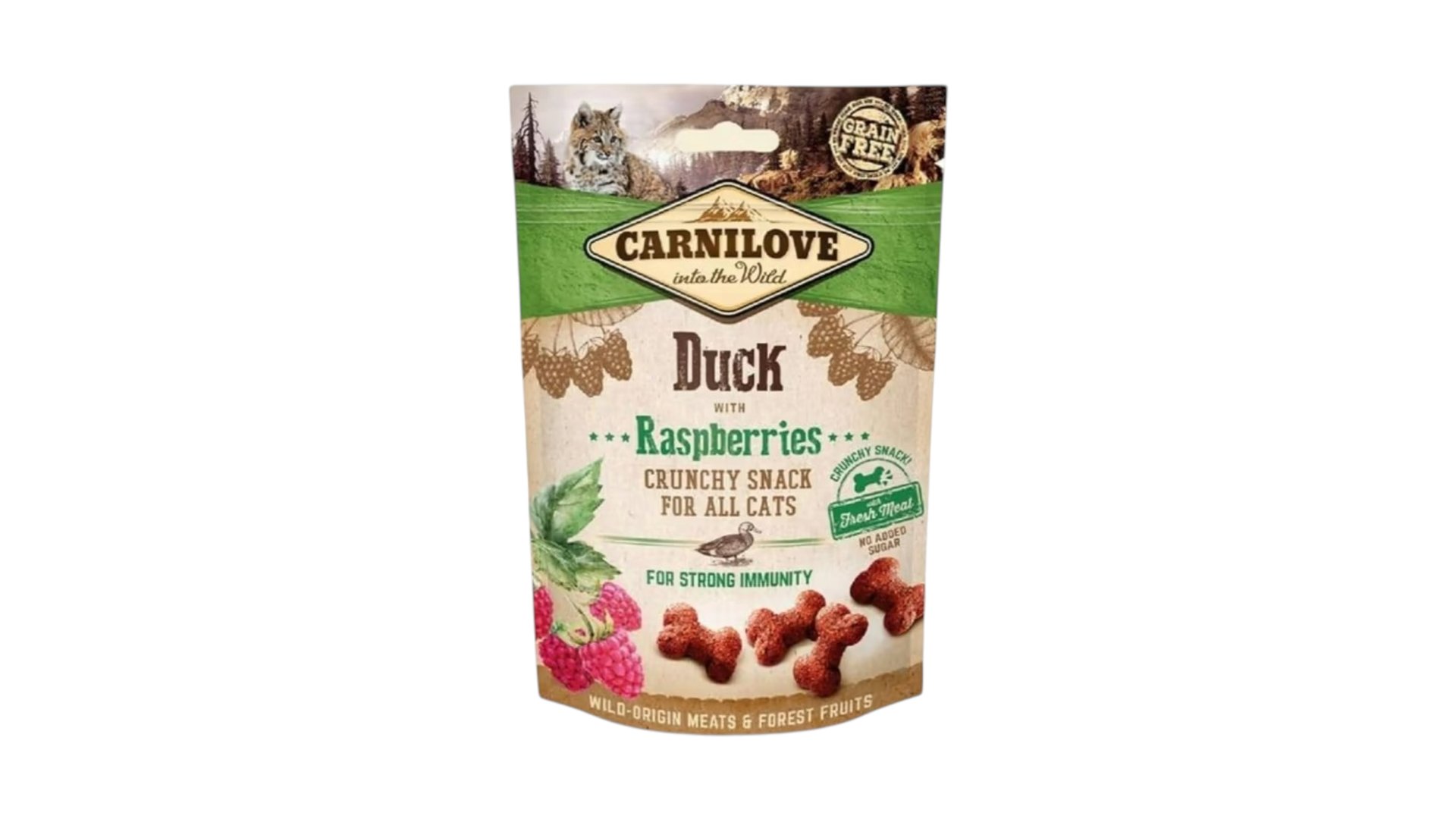 Carnilove Duck Raspberries Crunchy Snack All Cat 50 Gr