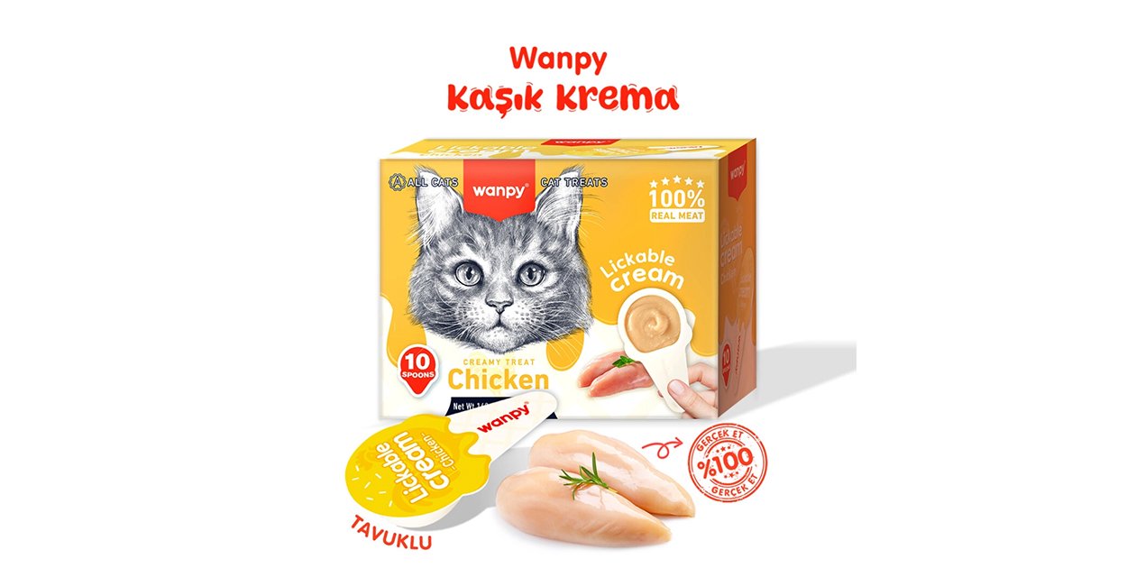 Wanpy Qaşıq Krem Toyuqlu 16qr
