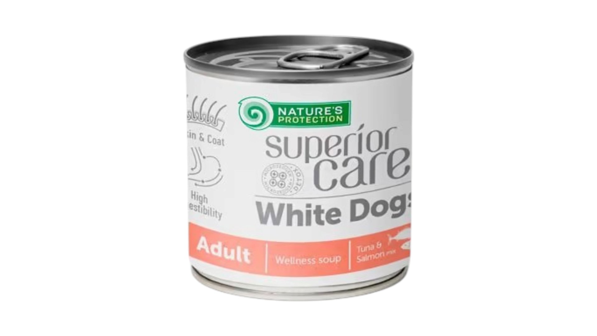 Natures Protection Superior Care White Dogs Soup Tuna and Salmon 140 ml