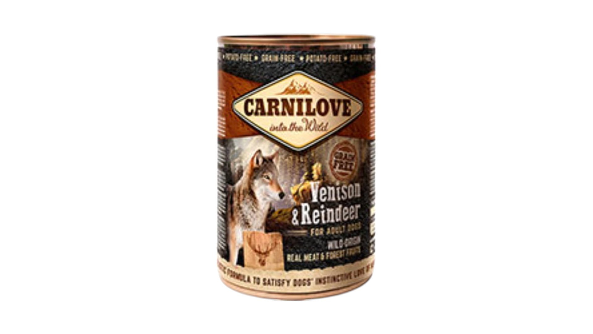 Carnilove yetkin itlər üçün konserva geyik və şimal maralı əti ilə 400qr