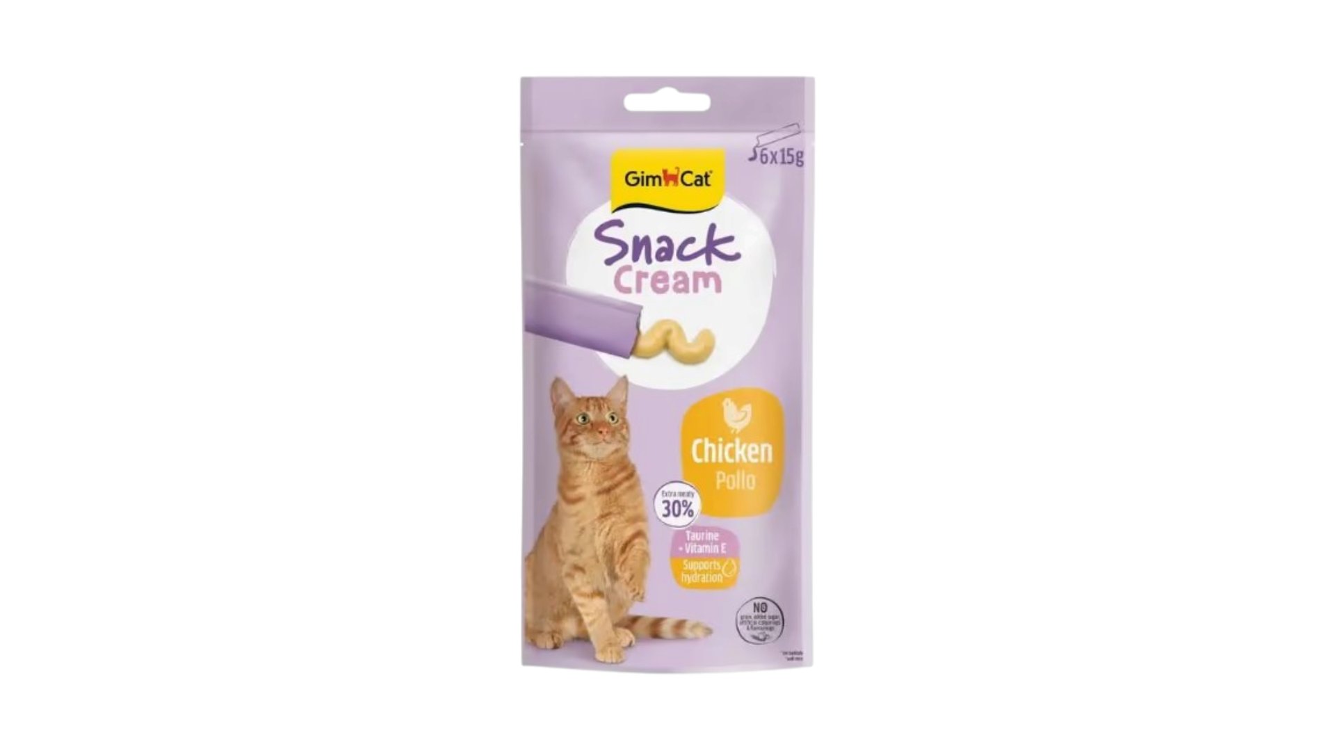 Gim Cat Snack Cream Toyuq Ətli Tərkibli (1ədəd) 15gr