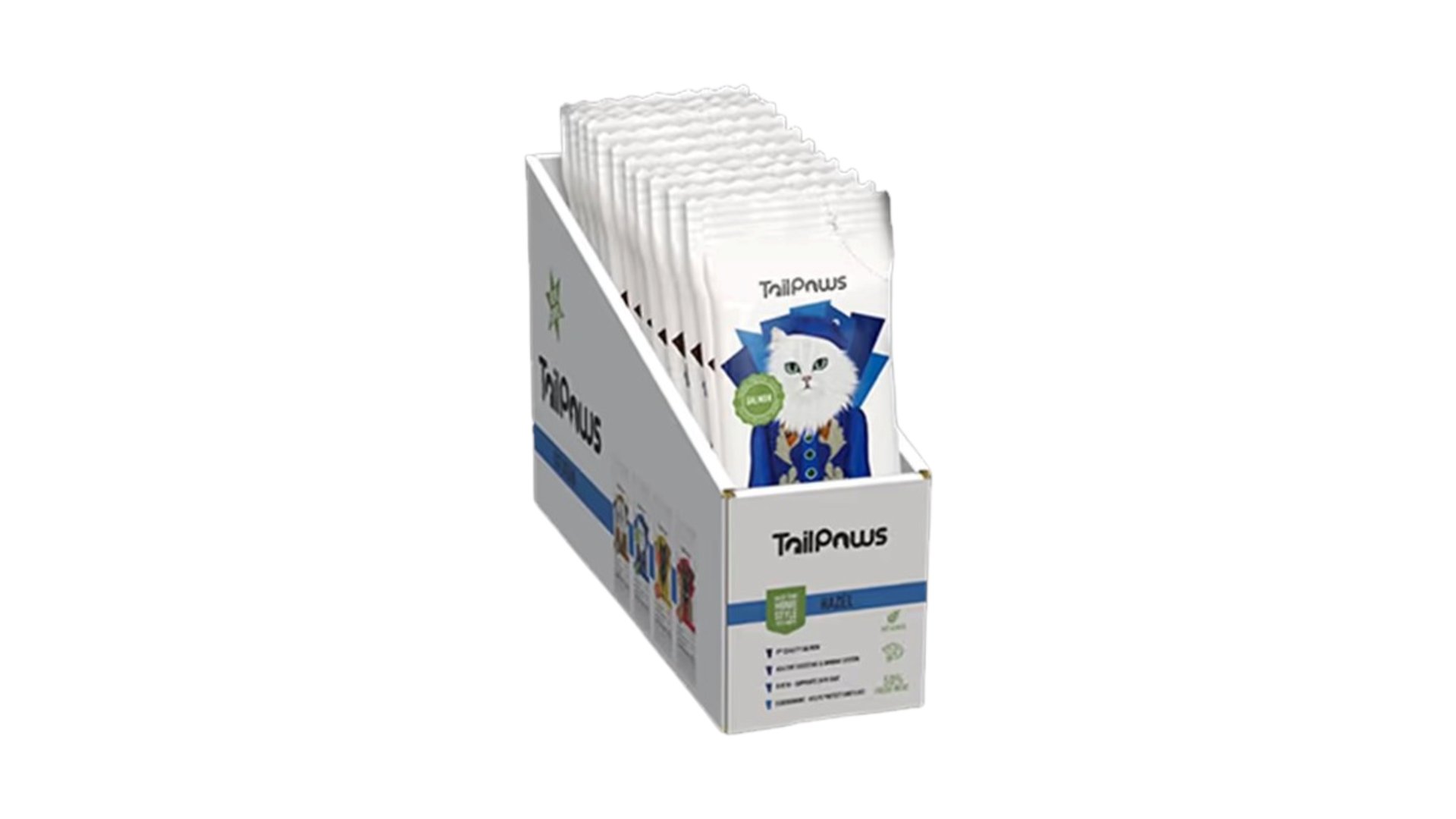 Tail Paws Hazel pişiklər üçün qızılbalıqlı dadı ilə krem 80gr