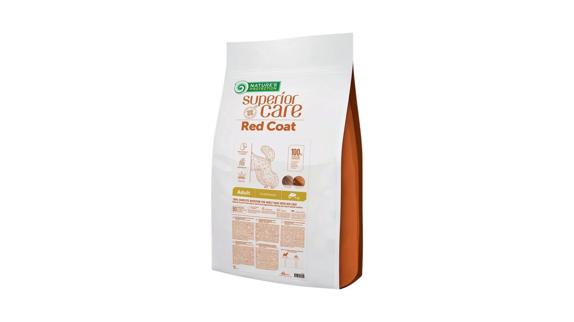 Nature's Protection Adult Red Coat Grain Free Salmon+Krill Adult Small Breed, Çəki ilə 1kg