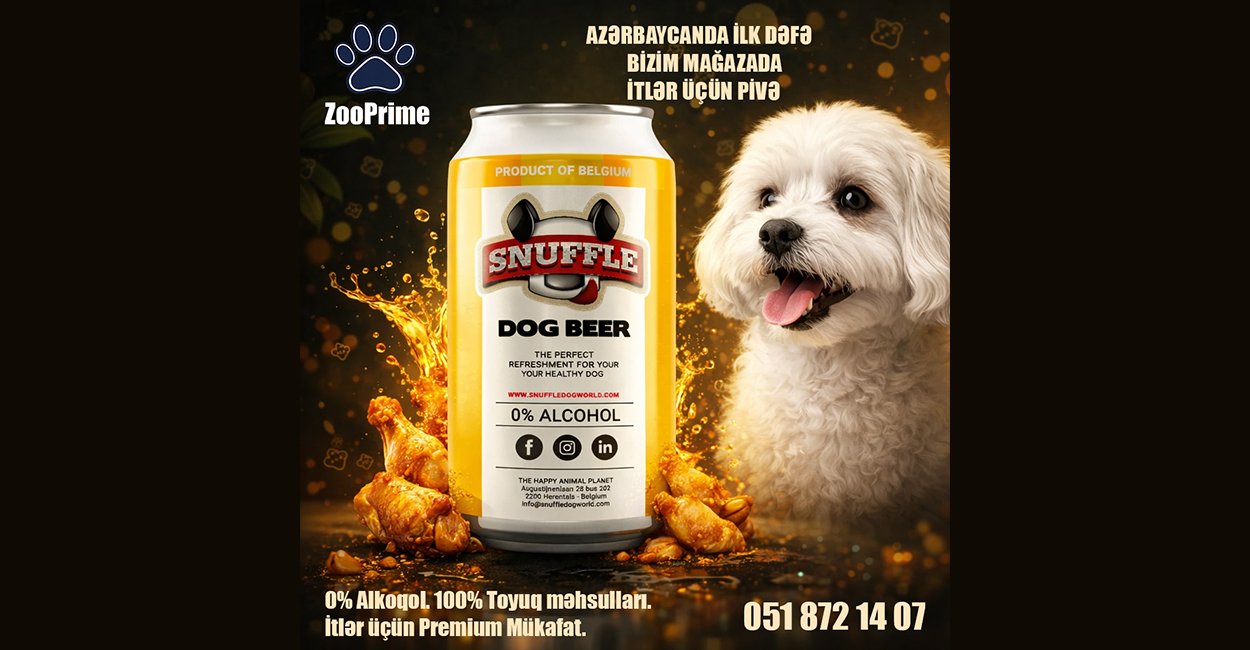 SNUFFLE DOG BEER CHICKEN BANKA 250ML