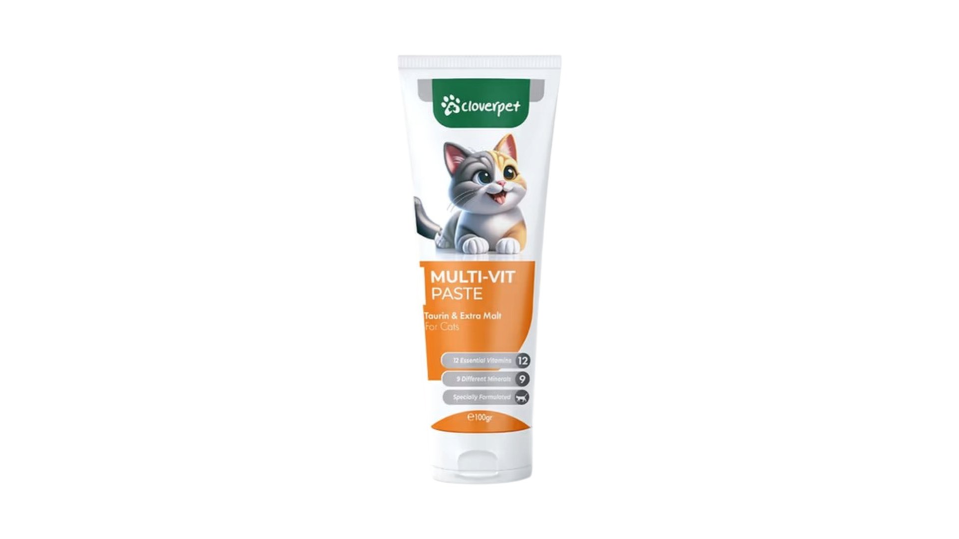 CLOVER PET – Pişiklər üçün Multivitamin Pastası 100gr