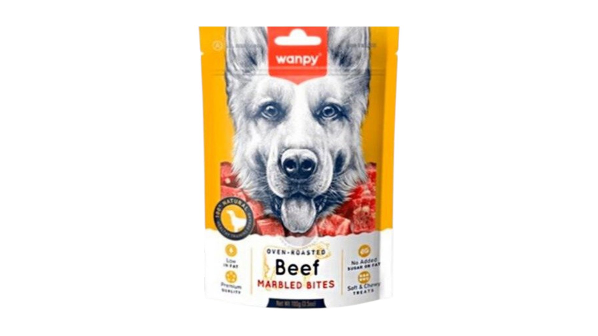 Wanpy Beef Marbled Bites 100 qr