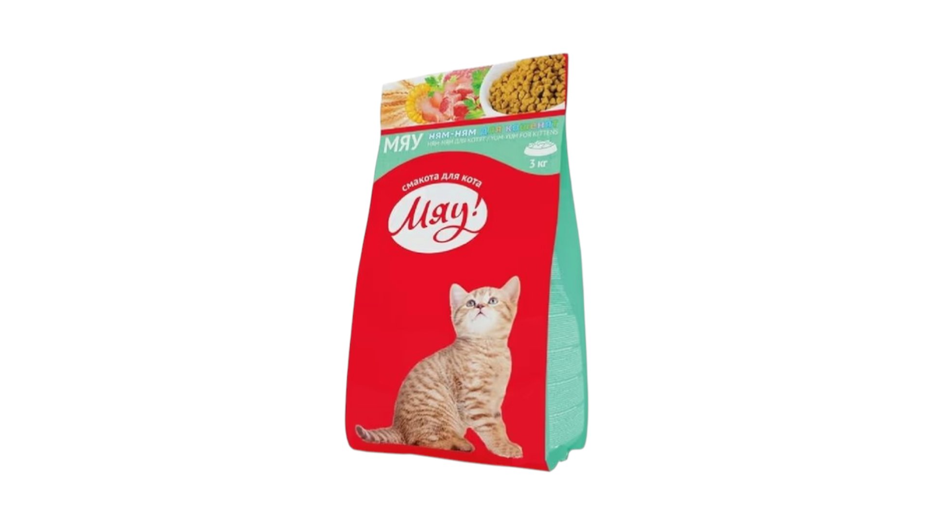 Мяу Quru yem, bala pişiklər üçün 1kg