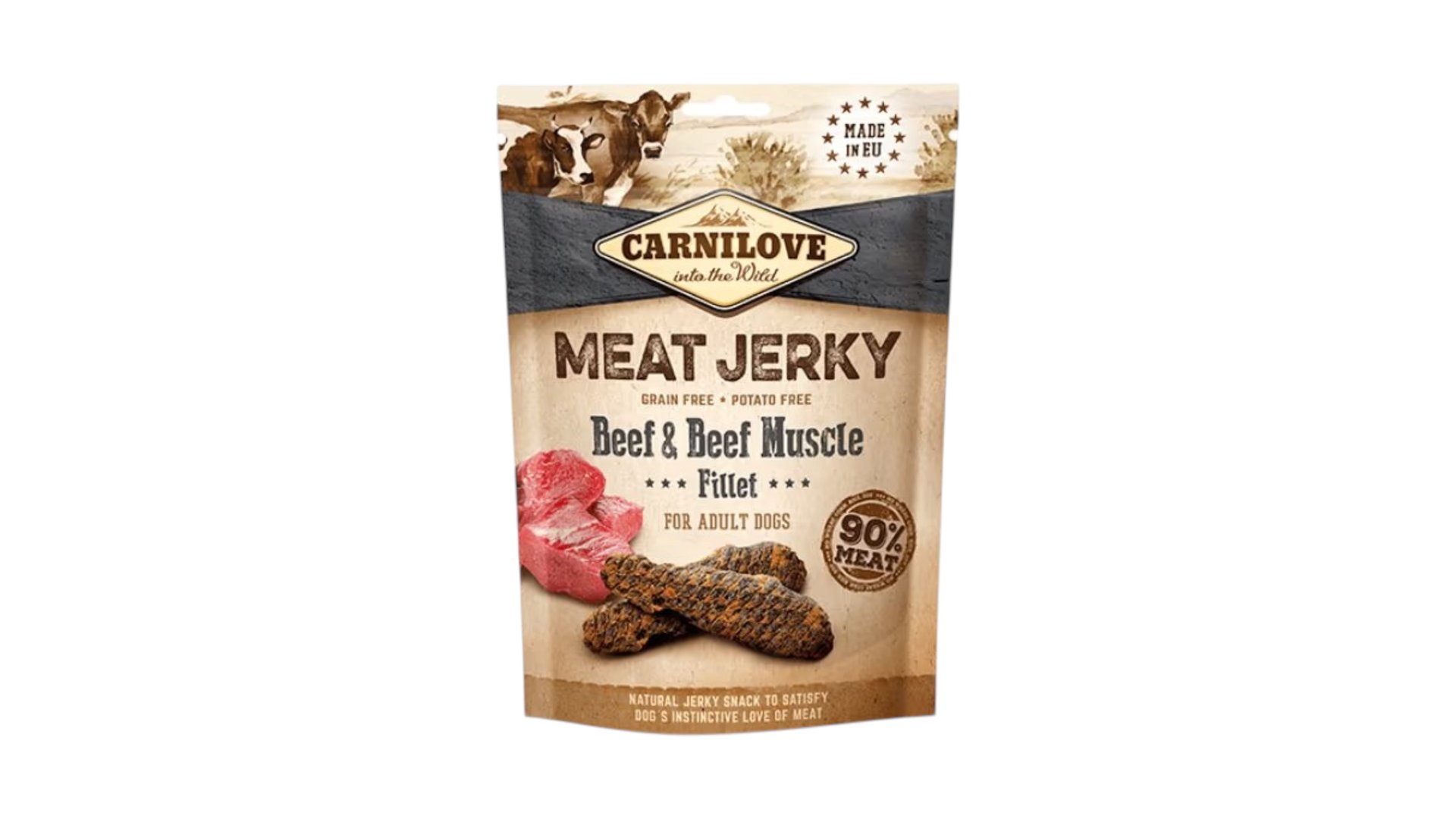 Carnilove Meat Jerky Beef Muscle Fillet Dog 100 Gr